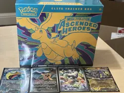 SEALED Pokemon Ascended Heroes ETB With 🔥2 IR’s, DR’s Goodies 🎁 - Image 1