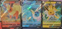 Pokemon TCG - SWSH promo's Flareon 149, Vaporeon 150, Jolteon 151. NM - Image 1