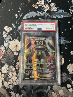 Pokemon TCG Mega Powers Zygarde EX 54a/124 PSA 7 Near Mint - Image 1