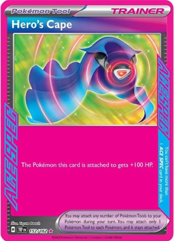 Hero's Cape 152/162 SV05: Temporal Forces Holo - Pokemon TCG - NM - Image 1