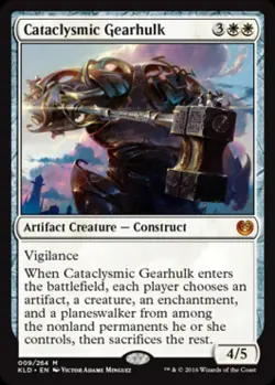 Cataclysmic Gearhulk - Light Play MTG Kaladesh - Image 1