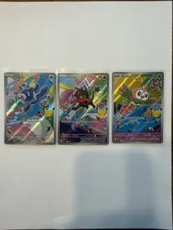 2026 Pokemon TCG Series 1 First Partner Illustration Collection Alola Starters - Image 1