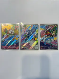 2026 Pokemon TCG Series 1 First Partner Illustration Collection Alola Starters - Image 3