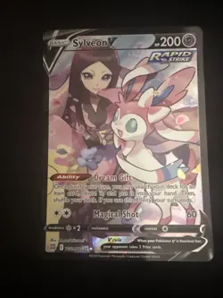 Pokemon TCG Sylveon V TG14/TG30 Swsh09: Brilliant Stars Trainer Gallery Holo -NM - Image 1