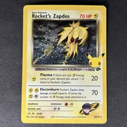 Pokemon Rocket's Zapdos Celebrations Classic Collection #15 - Image 1