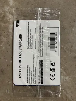 Pokemon Phantasmal Flames STAFF Prerelease Promos Set of 4 - Factory Sealed - Image 2