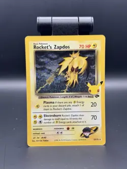 Rocket's Zapdos (25th Anniversary) 15/132 Pokemon Celebrations Pokemon TCG - NM - Image 1