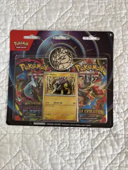 Pokemon Mega Evolution & Phantasmal Flames Raikou Promo 2-Pack Blister Sealed - Image 1
