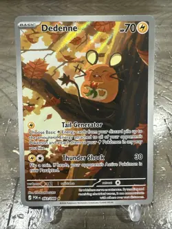 Pokemon Perfect Order Dedenne 093/088 IR Shiny Rare Holo English NM - Image 1