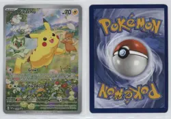 Pikachu (Paldea Adventure Chest) Holo Pokemon Scarlet & Violet Black Star Promo - Image 3