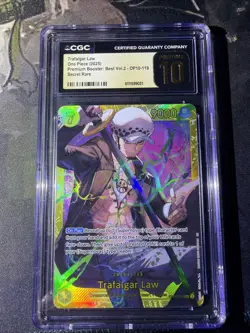 Trafalgar Law SEC OP10-119 Parallel Royal Blood One Piece CGC Pristine 10 - Image 1