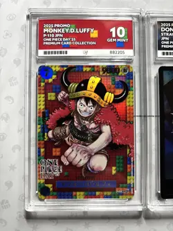 Luffy P-110 ACE 10 + DON!! One Piece Day 25 2025 Promo Set Japanese Lego - Image 4