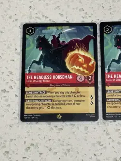 Disney Lorcana The Headless Horseman Terror of Sleepy Hollow x2 NON-FOIL 125/204 - Image 2