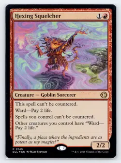 Hexing Squelcher Lorwyn Eclipsed #145 Foil NM MTG Magic the Gathering Card - Image 1