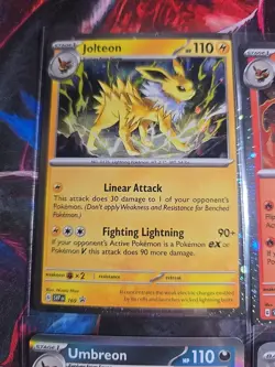 Flareon Jolteon Vaporeon(swirl) Pokemon Card Set of 3 Promo +3 - Image 5