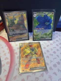 Pokemon Ex Full Art Card Lot Armarouge Glimmora Wo-chien - Image 1