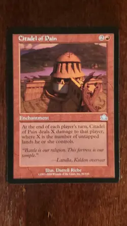 Citadel of Pain Prophecy EX/LP 86/143 MTG Magic the Gathering Enchantment UC - Image 3