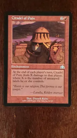 Citadel of Pain Prophecy EX/LP 86/143 MTG Magic the Gathering Enchantment UC - Image 5
