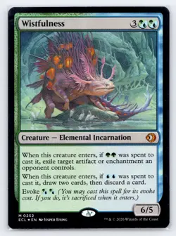 Wistfulness Lorwyn Eclipsed #252 Foil NM MTG Magic the Gathering Card - Image 1