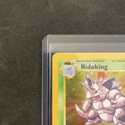 1999 Base Set Nidoking Holo Rare 11/102 WOTC Vintage Pokemon Card LP - Image 3