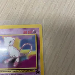 Pokemon Mew #8 WOTC Black Star Promo Vintage TCG Card Wizards of the Coast - Image 3