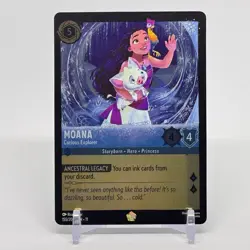 Moana-Curious Explorer 155/204 Legendary Foil Card *read description - Image 1