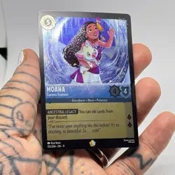 Moana-Curious Explorer 155/204 Legendary Foil Card *read description - Image 3