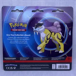 Pokemon Mega Evaluation Phantasmal Flames 2 Pack Booster Raikou Promo Card&Coin - Image 2