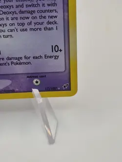 Deoxys 17/107 Deoxys Reverse Holo Rare Stamp Pokemon Card - NM - Image 2