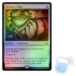 FOIL BASILISK COLLAR Modern Masters 2017 Magic MTG MINT CARD - Image 1