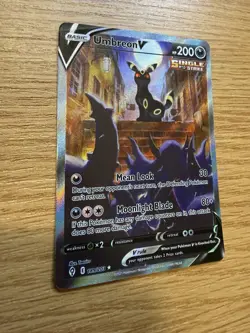 Pokemon Umbreon V Alternate Full Art TCG Card Evolving Skies 189/203 NM - Image 2