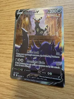 Pokemon Umbreon V Alternate Full Art TCG Card Evolving Skies 189/203 NM - Image 3