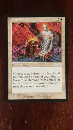 Penance Exodus EX/LP 15/143 MTG Magic the Gathering Enchantment Uncommon - Image 1