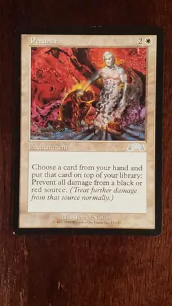 Penance Exodus EX/LP 15/143 MTG Magic the Gathering Enchantment Uncommon - Image 3