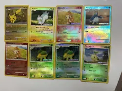 Pokemon TCG Diamond & Pearl Holo Card Lot Pikachu Chimchar Grotle 8 Cards - Image 1
