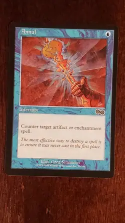 Annul Urza's Saga EX/LP 59/350 MTG Magic the Gathering Interrupt Common - Image 3