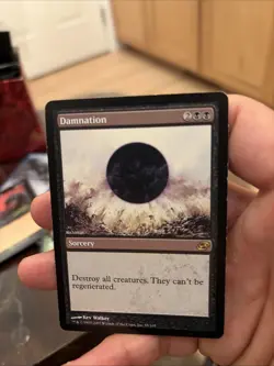 Damnation MTG Planar Chaos #85/168 Rare Black Sorcery Magic Card 2007 MP - Image 1