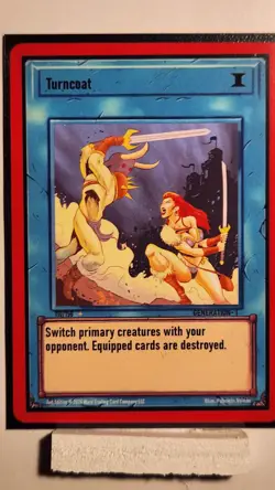 Turncoat 110/150 Legendary Ward TCG Trading Card Game 2nd Ed Generation 1 NM - Image 1