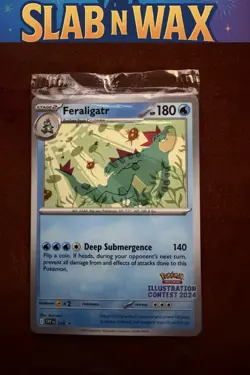 Pokemon tcg SV: Scarlet & Violet Promo Cards Feraligatr( Sealed) #213 - Image 1