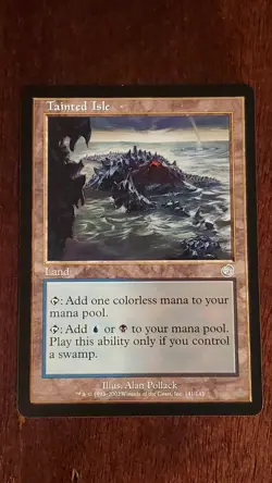 Tainted Isle Torment EX/LP 141/143 MTG Magic the Gathering Land Uncommon - Image 5