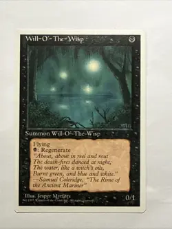 Will-o'-the-Wisp - Magic the Gathering MTG - 4th Edition - NM/SP - Image 1