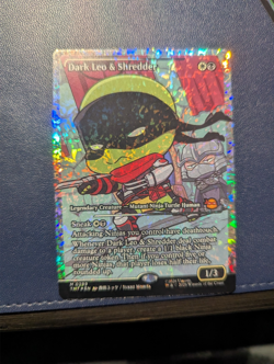 Dark Leo & Shredder (TMT 0299) - Fracture FOIL Showcase - Image 2