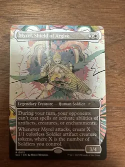 Magic MTG - Myrel Shield of Argive - Secret Lair Encyclopedia Of Magic - Image 1