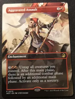 Aggravated Assault - Anime - Enchanting Tales - WOT - NM Unplayed - EN - 0076 - Image 1