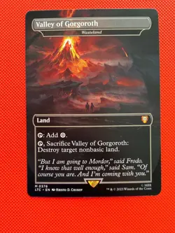 Valley of Gorgoroth - Wasteland M Commander: The Lord of the Rings: Tales of Mid - Image 1