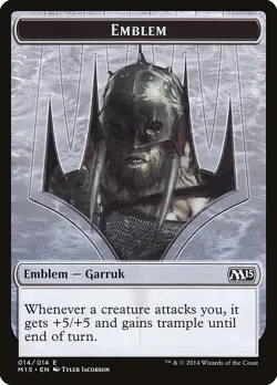 Garruk, Apex Predator 1x EMBLEM MtG Magic 2015 SP/NM - Image 1
