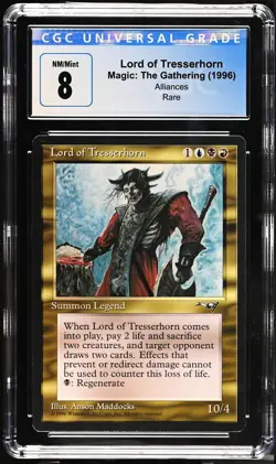 LORD OF TRESSERHORN Alliances Rare Reserved List CGC 8 MTG EDH [Nostalgium] - Image 1
