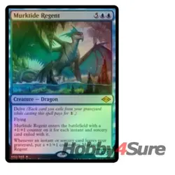 Foil Murktide Regent M/NM Magic: The Gathering MTG Modern Horizons 2 - Image 1