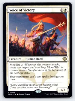 Voice of Victory Tarkir: Dragonstorm #033 Non-Foil NM MTG Magic the Gathering - Image 1