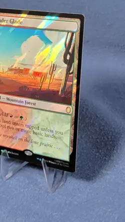 x1 Cinder Glade - Surge Foil R MTG Commander: Teenage Mutant Ninja Turtles M/NM - Image 2